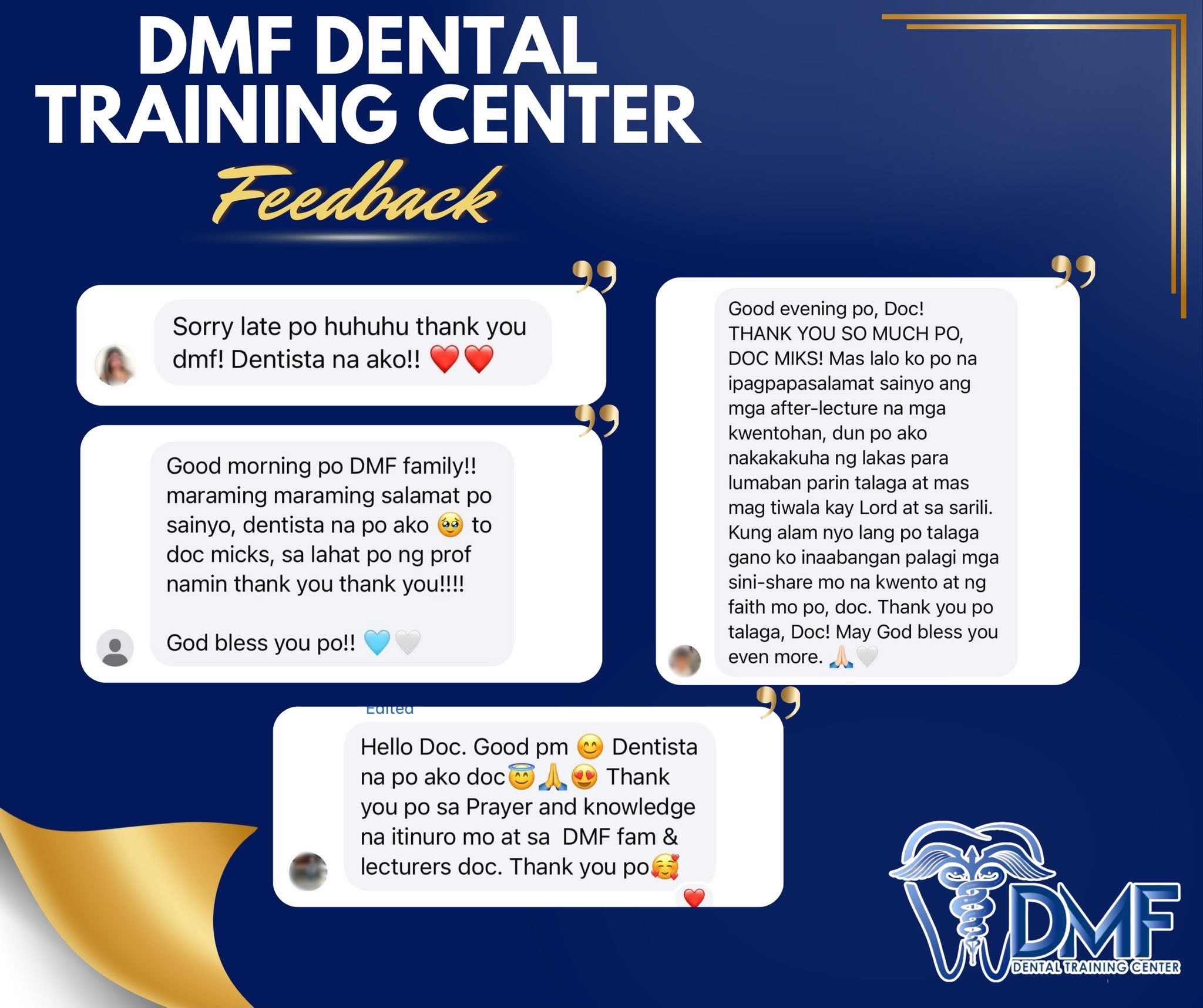Student feedback screenshot 9