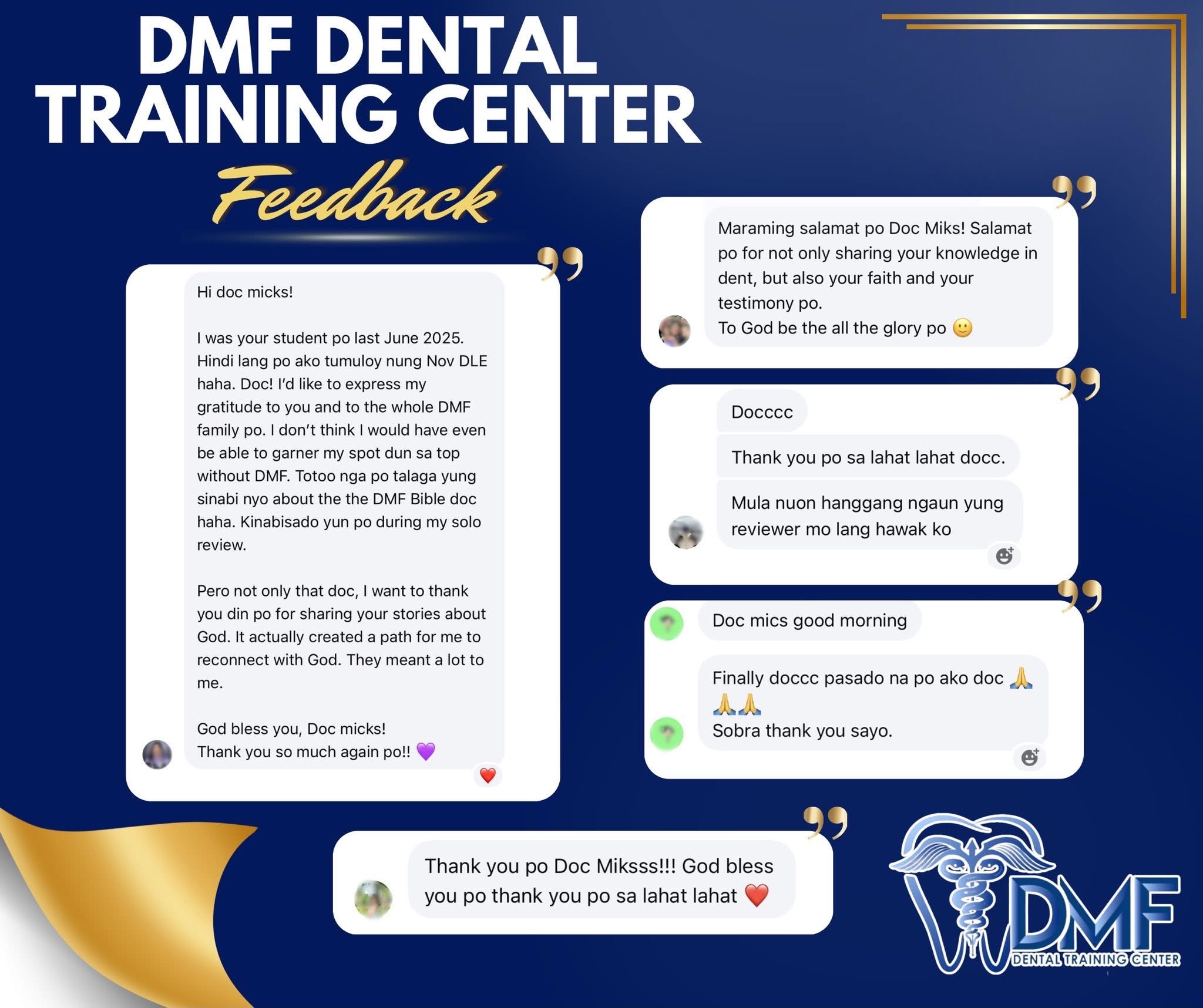 Student feedback screenshot 11
