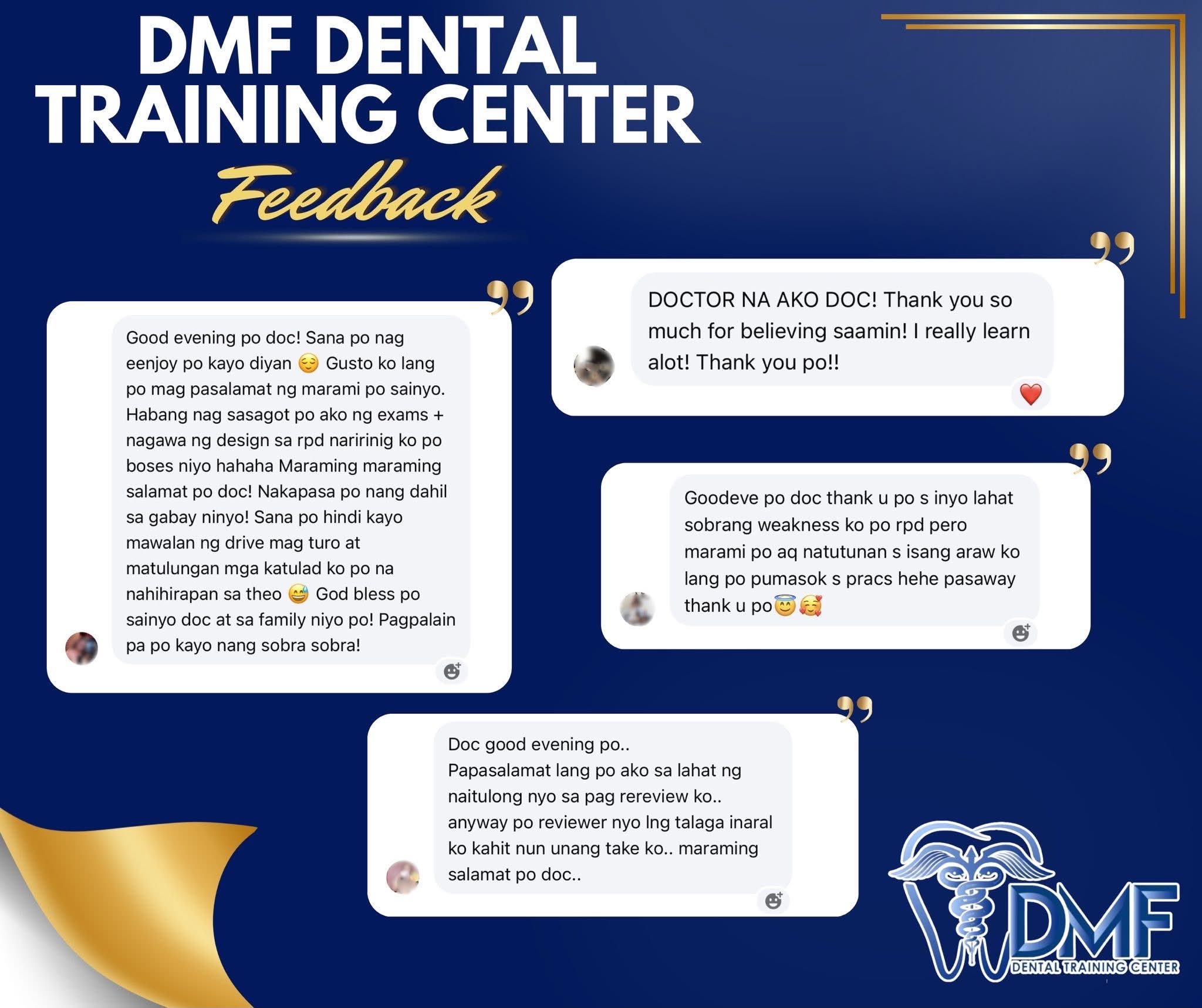 Student feedback screenshot 13