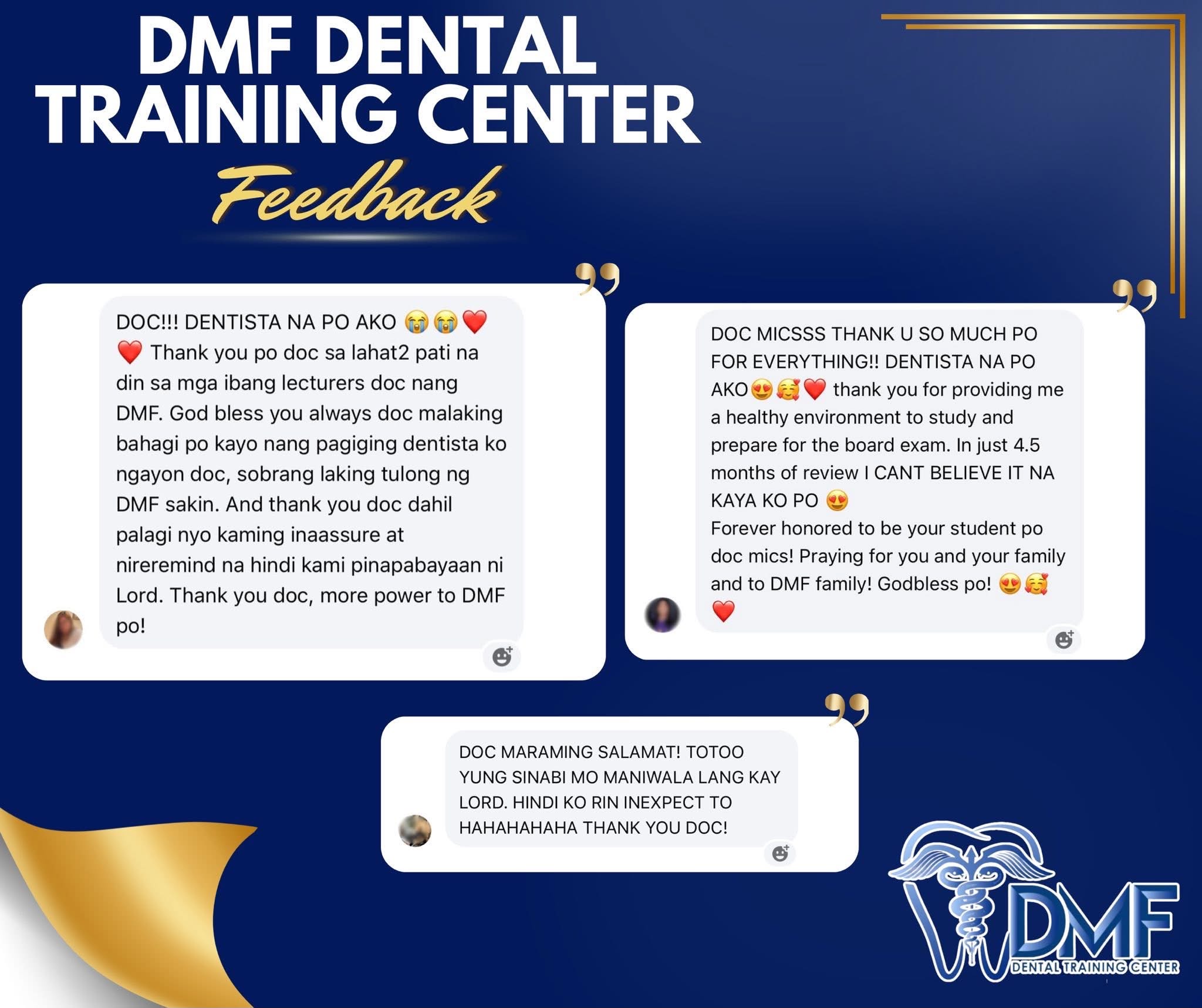 Student feedback screenshot 16
