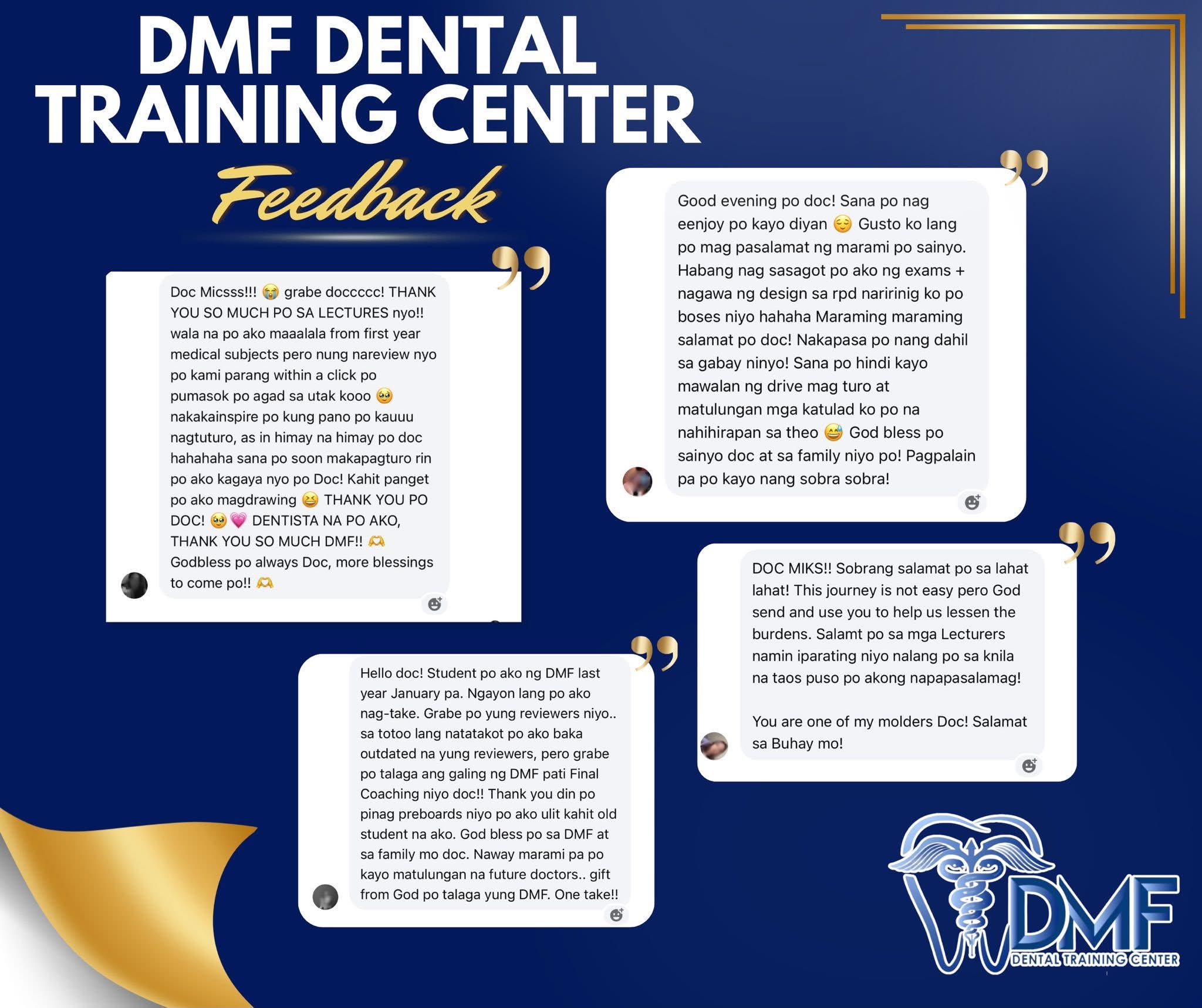 Student feedback screenshot 18